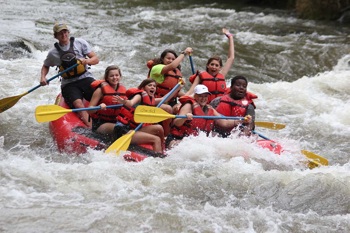 White Water Rafting NC Tuckaseegee River Rafting Dillsboro, Cherokee